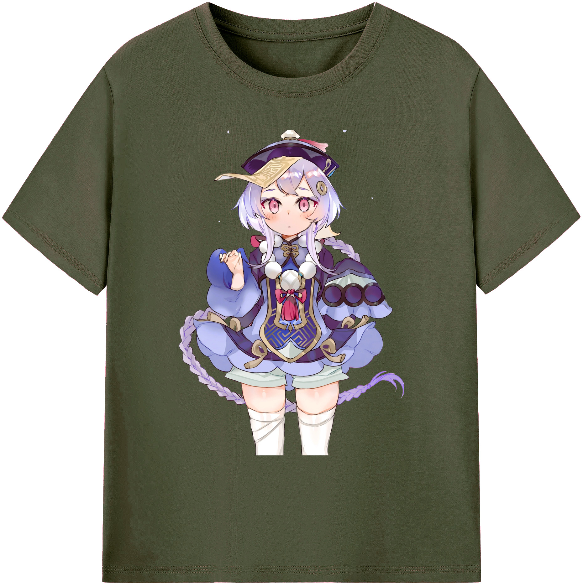げんし神 七七 なな  genshin Nana 綿100％ メンズ半袖Tシャツ｜肌触りやわらか＆通気性